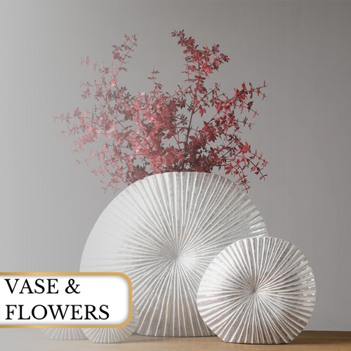 Vase and flowers