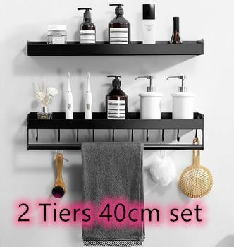 Punch-free kitchen seasoning rack