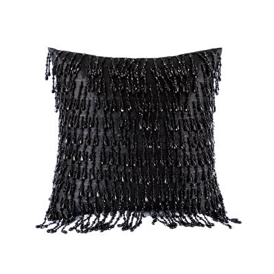 Green living room throw pillow