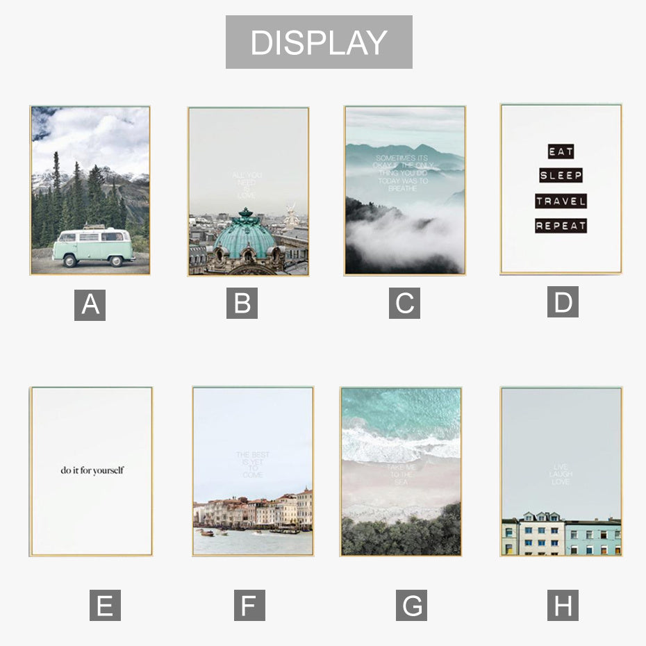 Elegant Framed Wall Art – Living Room Decoration Painting