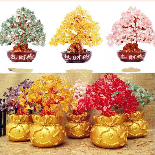 Money Tree Fortune Tree Decorations Living Room Wine Cabinet Decorations