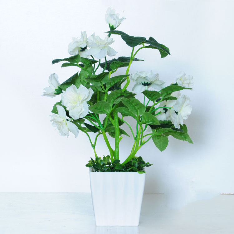 Potted Table Set Mini Ornaments Fake Plant Bonsai Home Living Room Indoor Green Plant Decorations Furnishings