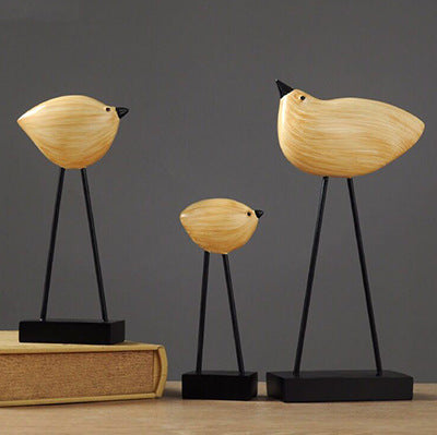 A Family Of three Couples Bird Decorations Modern Home Living Room Entrance Wine Cooler