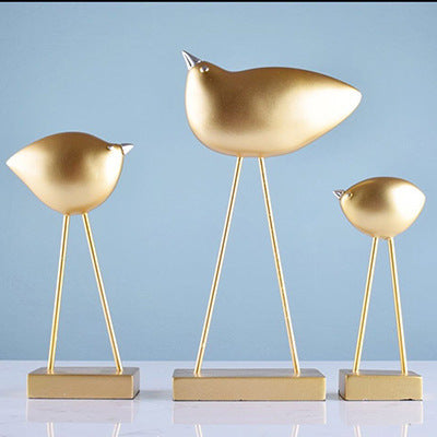 A Family Of three Couples Bird Decorations Modern Home Living Room Entrance Wine Cooler