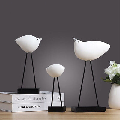 A Family Of three Couples Bird Decorations Modern Home Living Room Entrance Wine Cooler