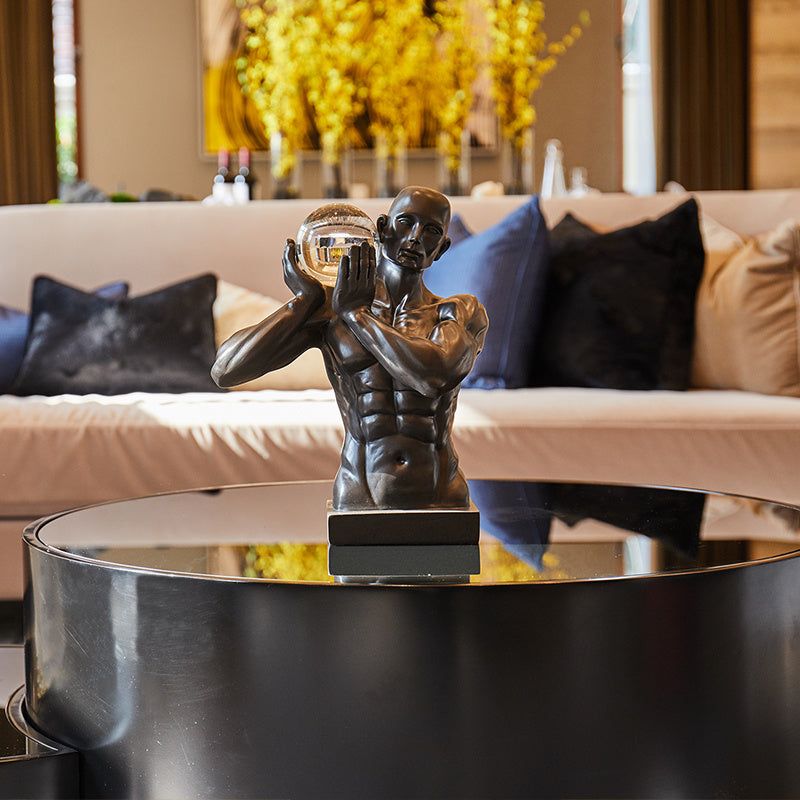Modern Minimalist Crystal Ball Creative And Practical Decorations Living Room Porch Wine Cabinet Decorations