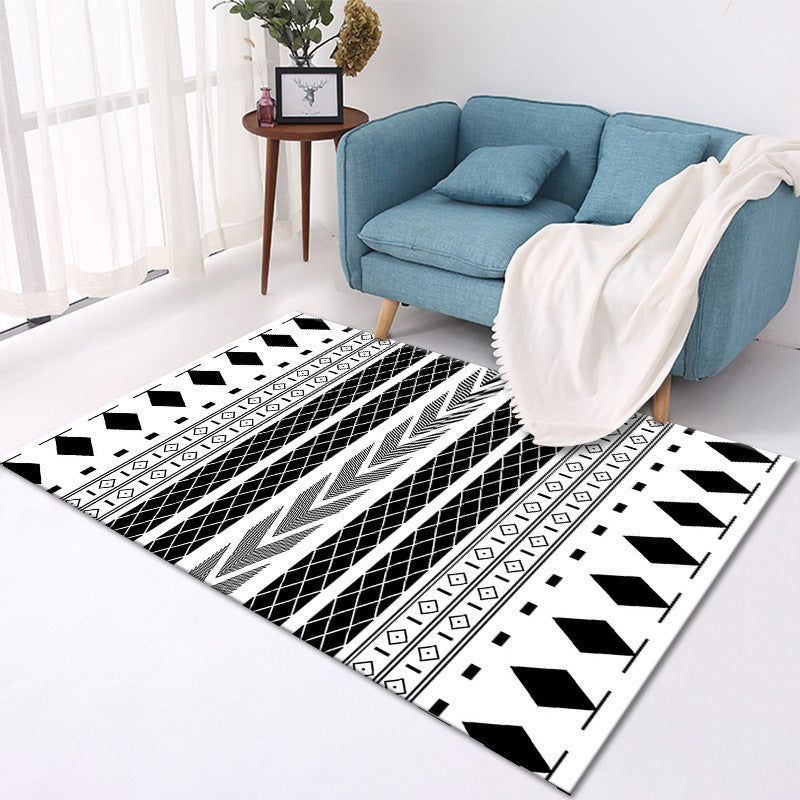 Nordic Living Room Carpet – Soft Modern Area Rug