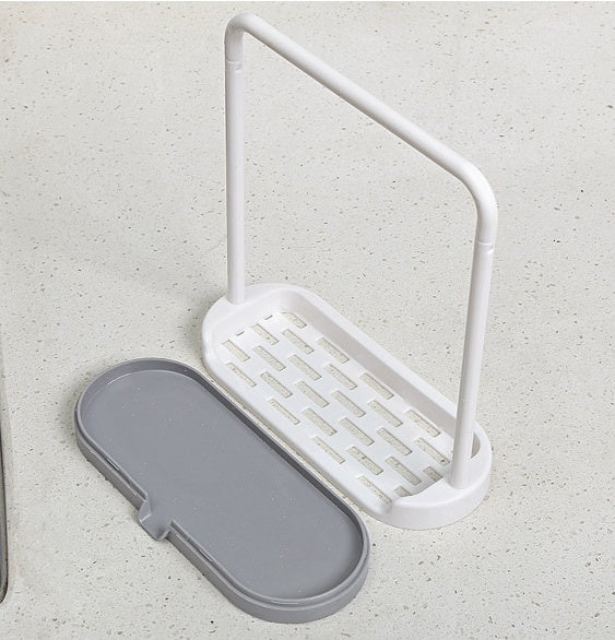 Kitchen countertop storage rack rag dishcloth
