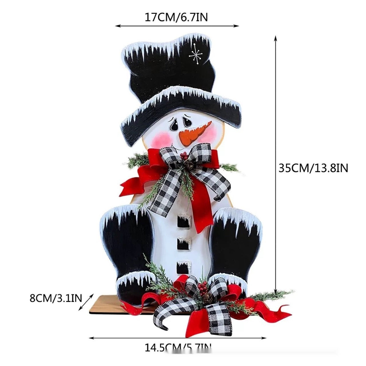 Christmas Living Room Bedroom Decorations Snowman Ornaments