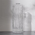 Nordic Light Luxury Transparent Glass Vase – Minimalist Home & Table Decoration