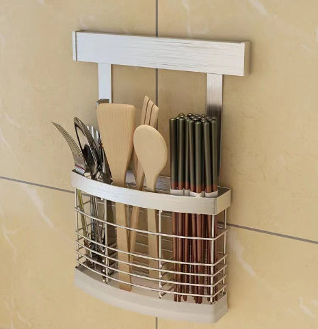 Punch-Free Stainless Steel Kitchen Shelf