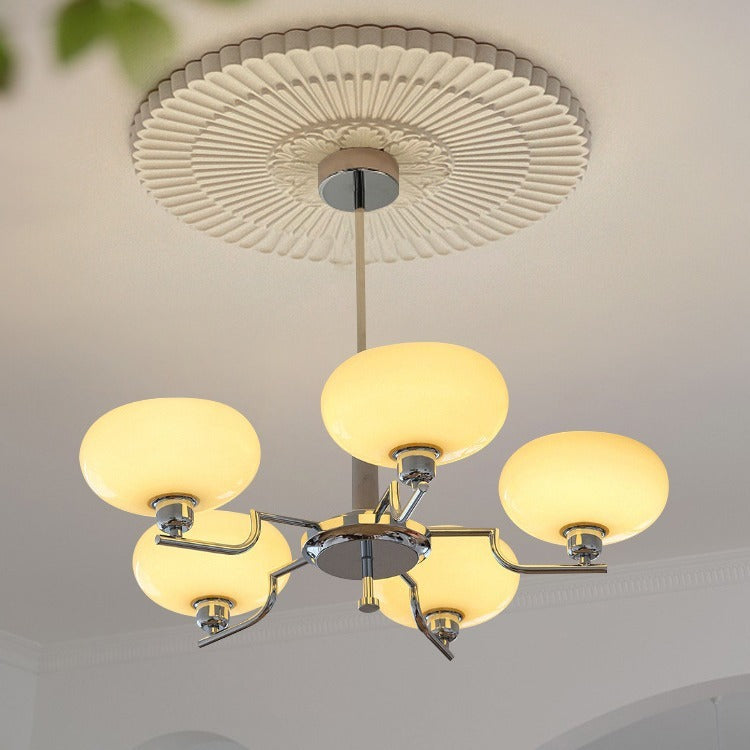 Living Room Chandelier Retro Cream Bedroom Dining Room Lamps