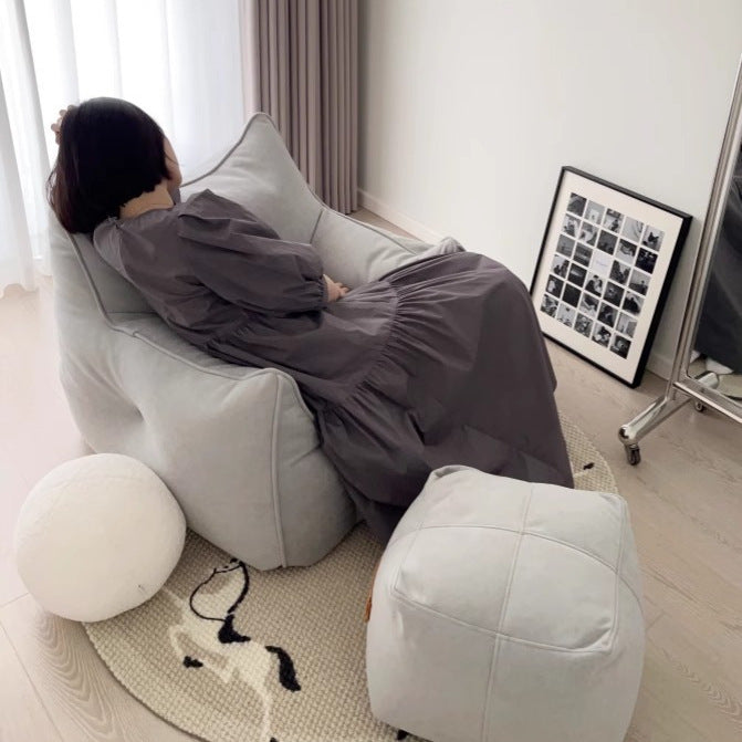 "Little Devil" Bean Bag Recliner ā Flannel Tatami Chair for Living Room, Balcony & Bedroom