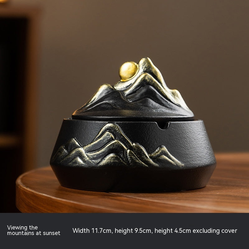 Home Living Room And Office High-end Ashtray Decorations