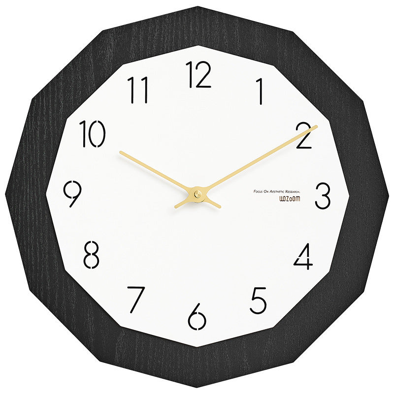 Punch-Free Noiseless Hanging Wall Clock – Modern Living Room Décor