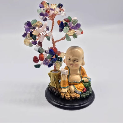 Natural Crystal Lucky Tree Living Room Study Wine Cabinet Home Decorations