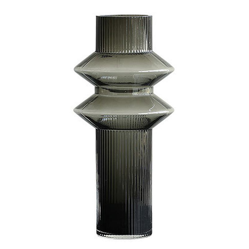 Modern Glass Desktop Vases – Minimalist Living Room Side Table Decor