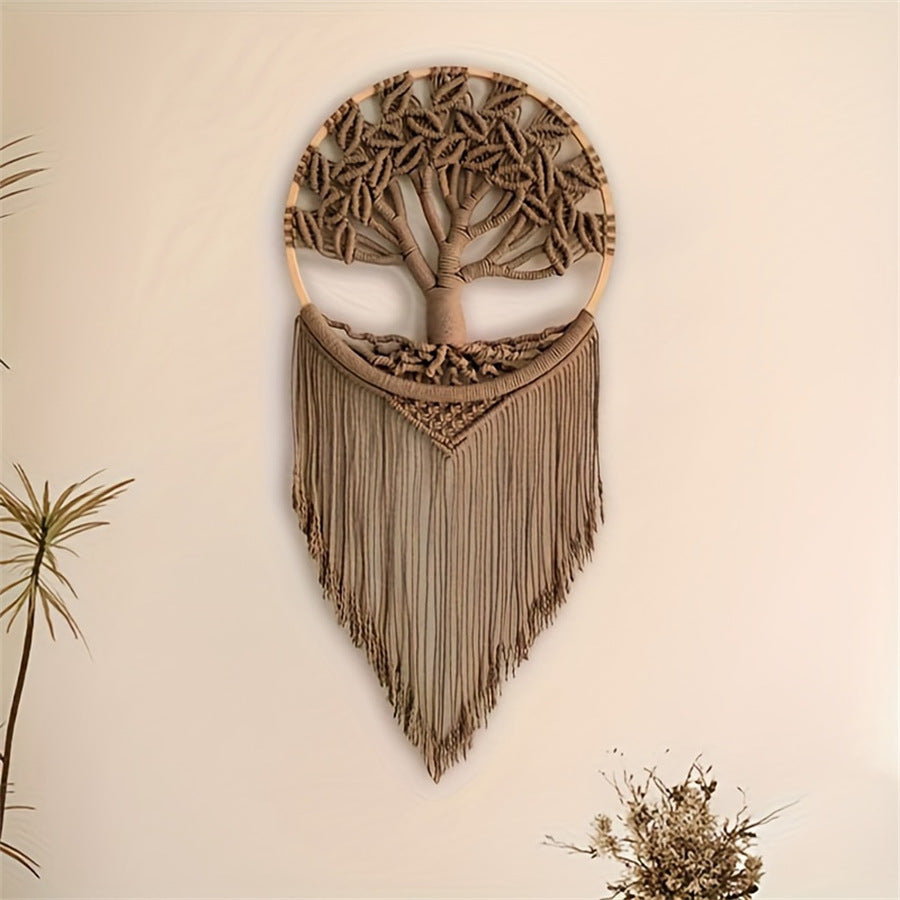 Lucky Tree Woven Wall Hangings Handmade Living Room Bedroom Decorations