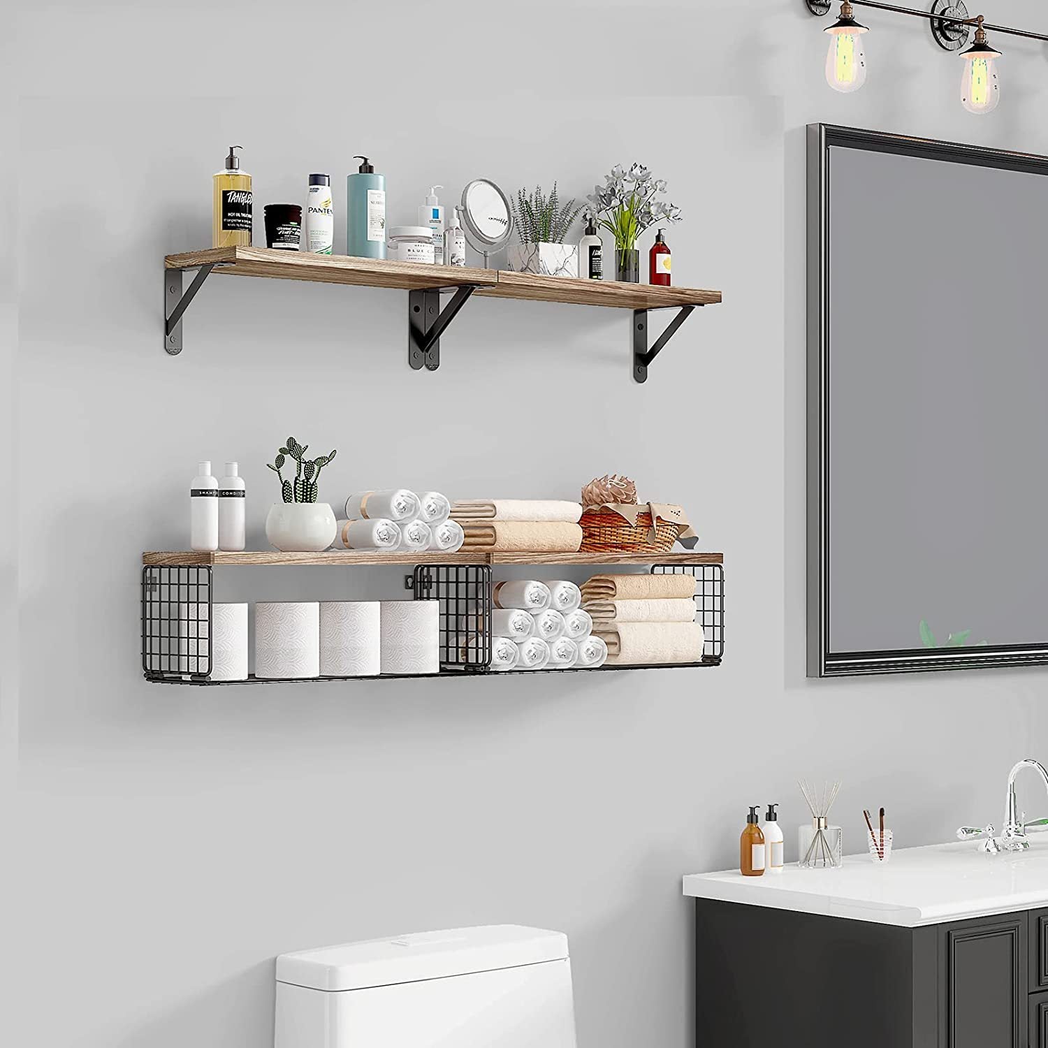 Kitchen / Living Room Wooden Shelf