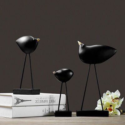 A Family Of three Couples Bird Decorations Modern Home Living Room Entrance Wine Cooler