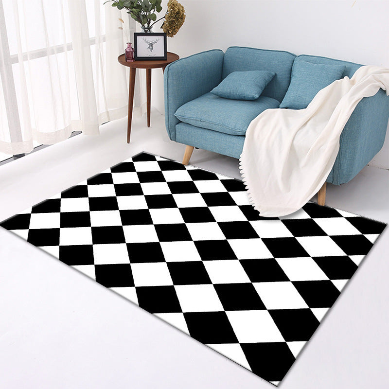 Nordic Living Room Carpet – Soft Modern Area Rug