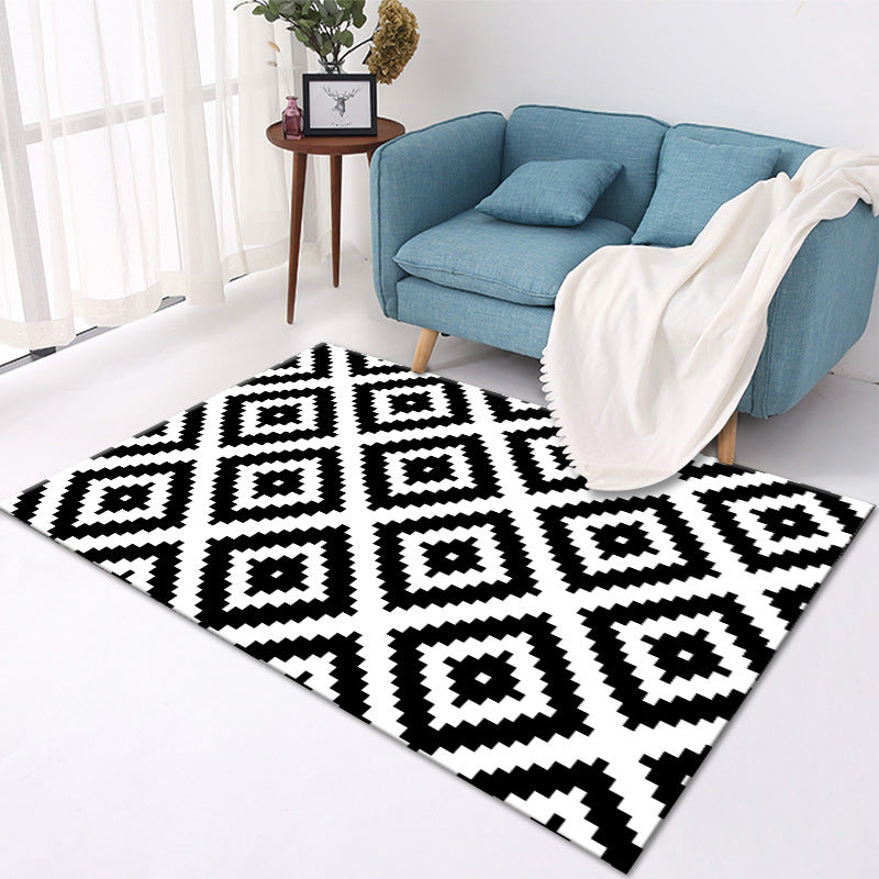 Nordic Living Room Carpet – Soft Modern Area Rug