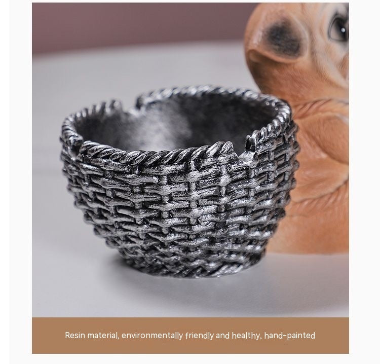 Resin Crafts Home Living Room Decorations Ashtray