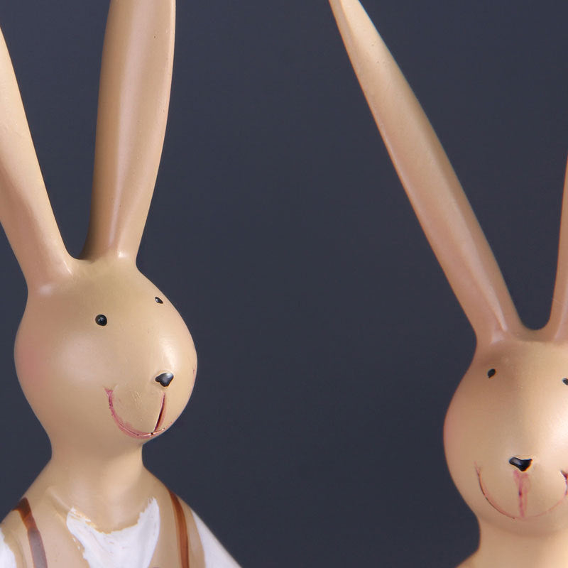 Living Room Creative Modern And Simple Painted Rabbit Decorations