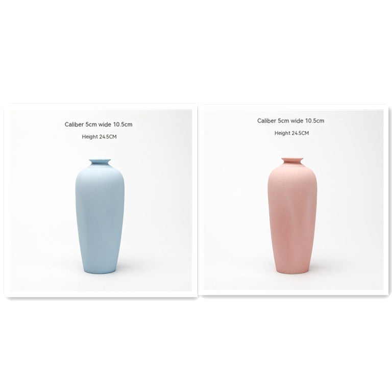 Handcrafted Ceramic Vase – Modern Decorative Accent for Dried Flowers & Arrangements