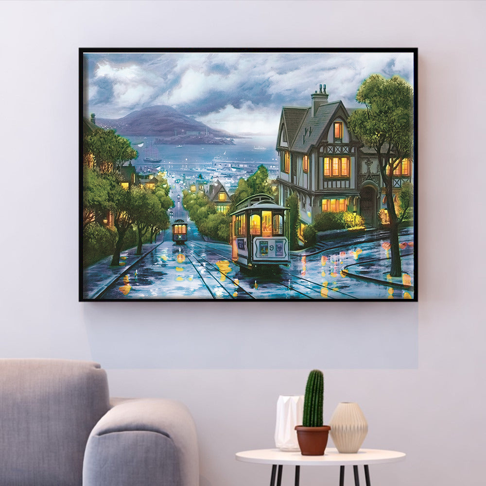 Living Room Diamond Painting – DIY Sparkling Art Kit