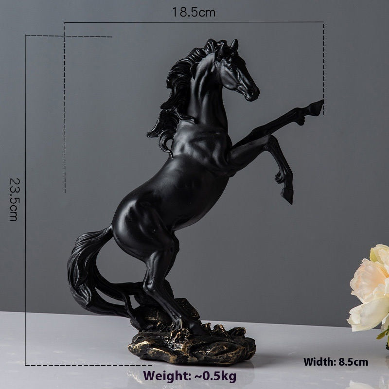 A Dark Horse High-grade Ornaments Home Living Room Study Office Decorations Opening Town House