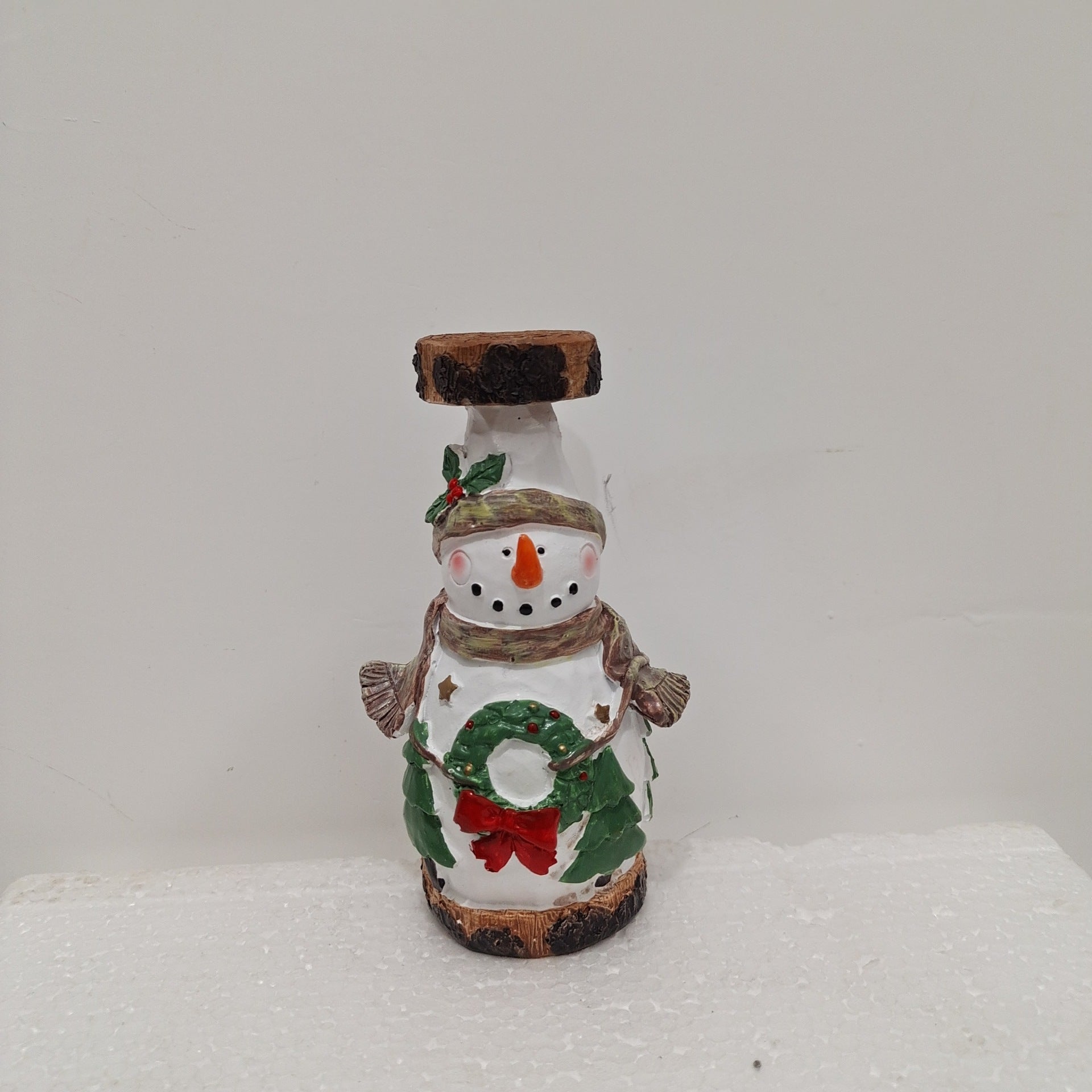 Christmas Old Man Candlestick Home Living Room Desktop Decorations