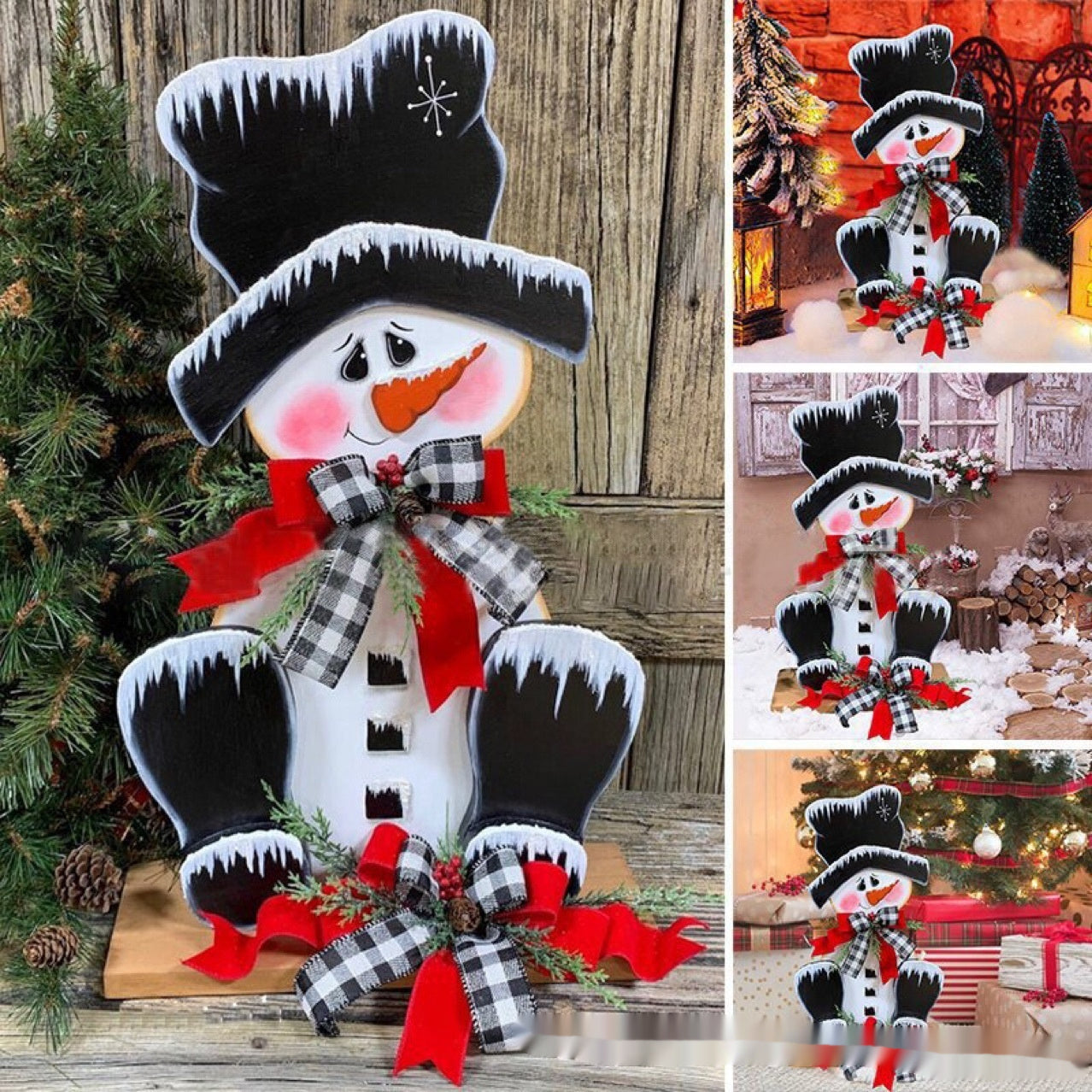 Christmas Living Room Bedroom Decorations Snowman Ornaments