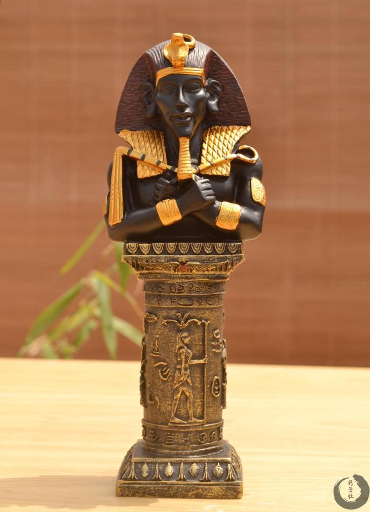 Ancient Egyptian Pharaoh Head Portrait Queen Decoration Home Living Room Hotel Decorations