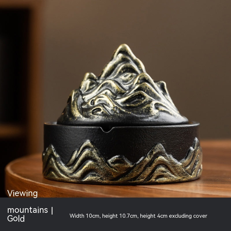 Home Living Room And Office High-end Ashtray Decorations
