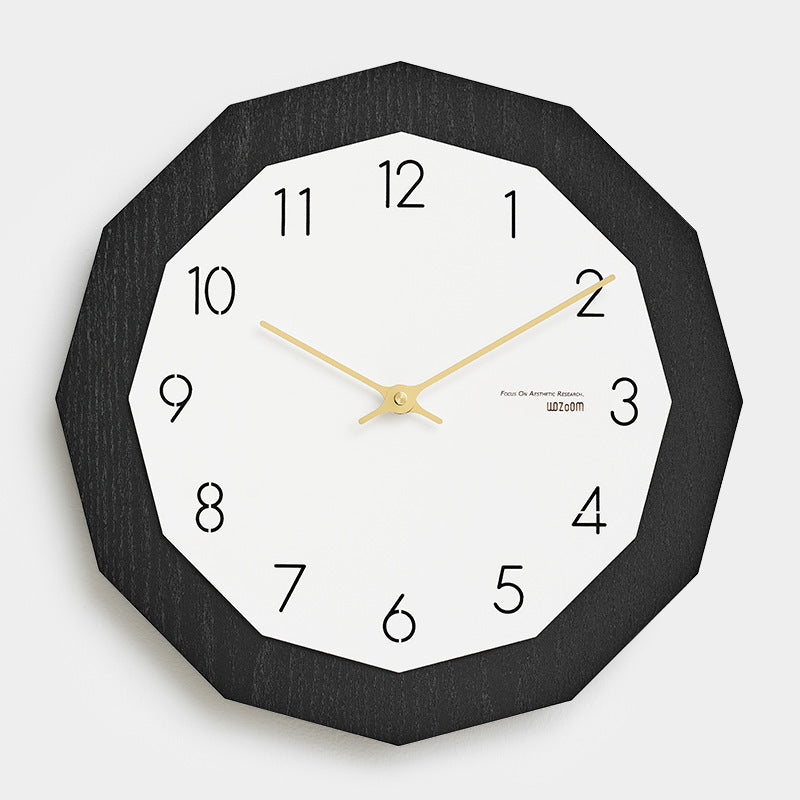 Punch-Free Noiseless Hanging Wall Clock – Modern Living Room Décor