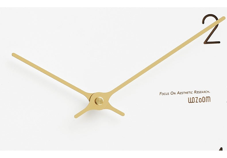 Punch-Free Noiseless Hanging Wall Clock – Modern Living Room Décor