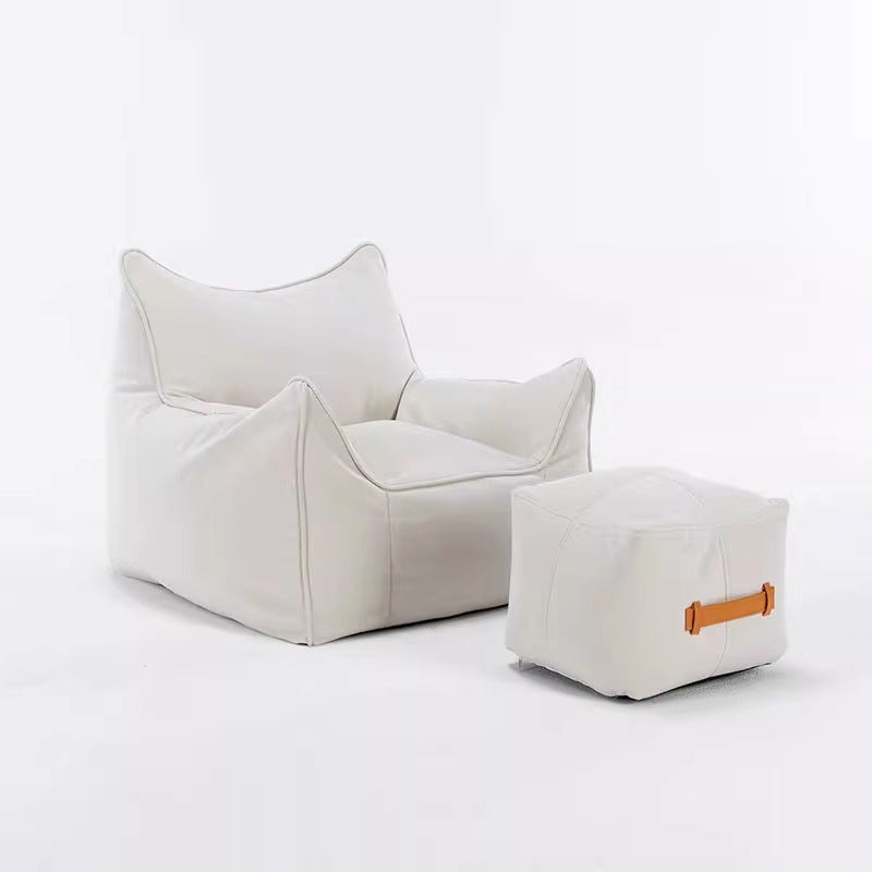 "Little Devil" Bean Bag Recliner – Flannel Tatami Chair for Living Room, Balcony & Bedroom