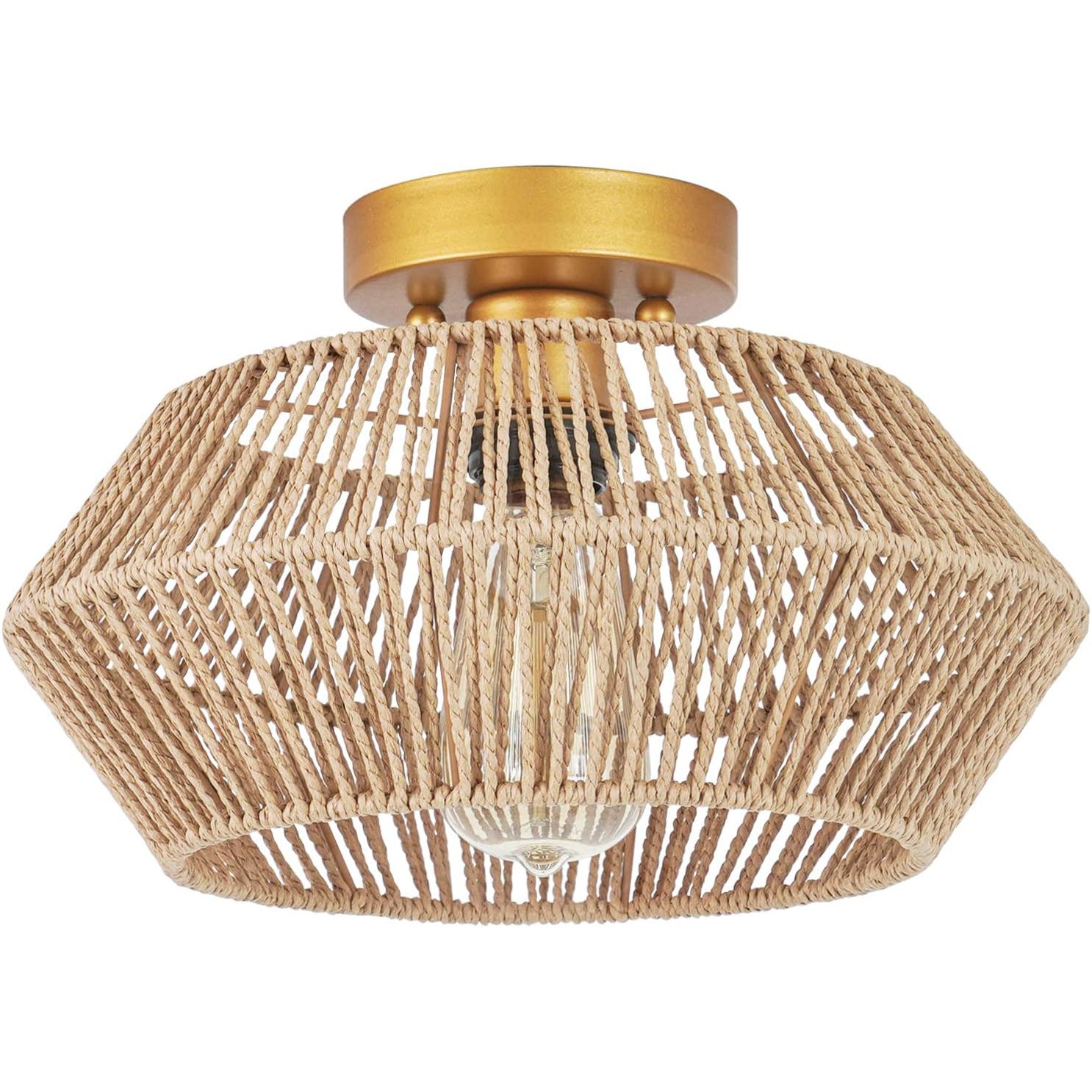 Living Room Hemp Rope Lamp