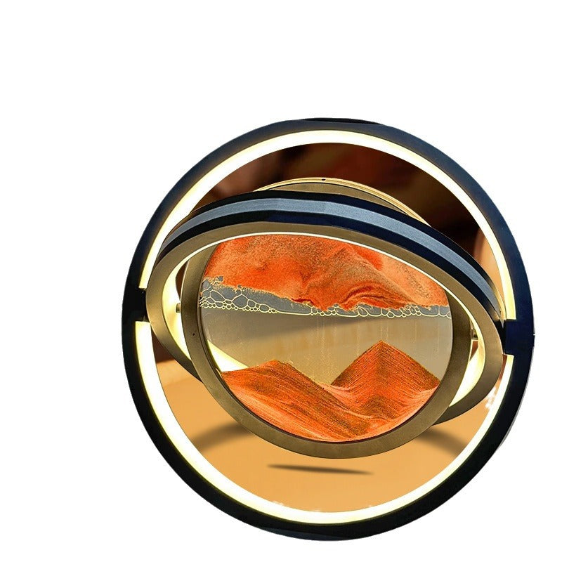 Quicksand Painting Hourglass Creative Decompression Office Living Room Wine Cabinet TV Cabinet Home Decorations
