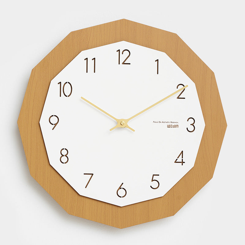 Punch-Free Noiseless Hanging Wall Clock – Modern Living Room Décor