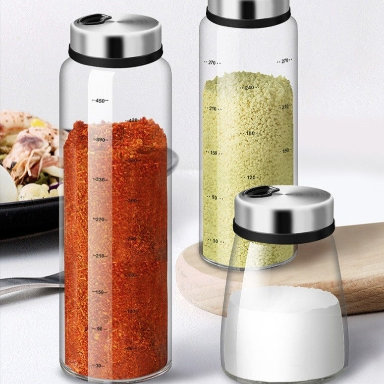 Kitchen Porous Stainless Steel Seasoning Bottle