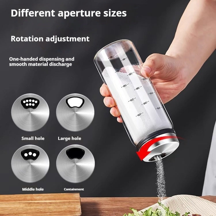Kitchen Porous Stainless Steel Seasoning Bottle