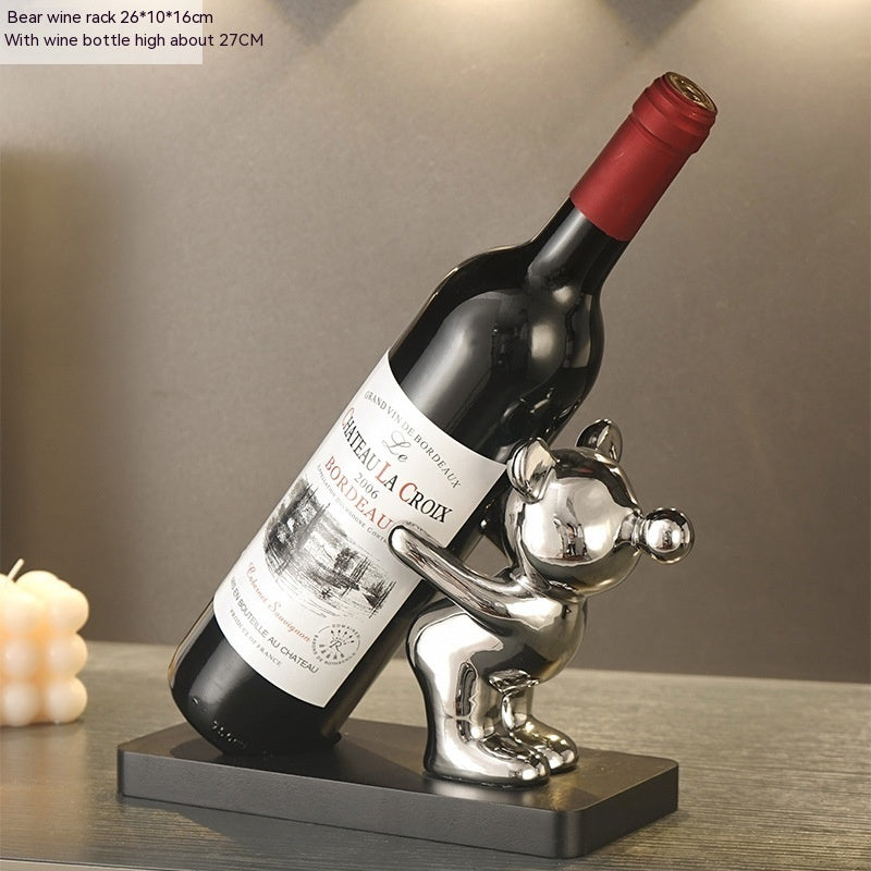 Light Luxury Living Room Wine Rack Artware Decorations Ornaments