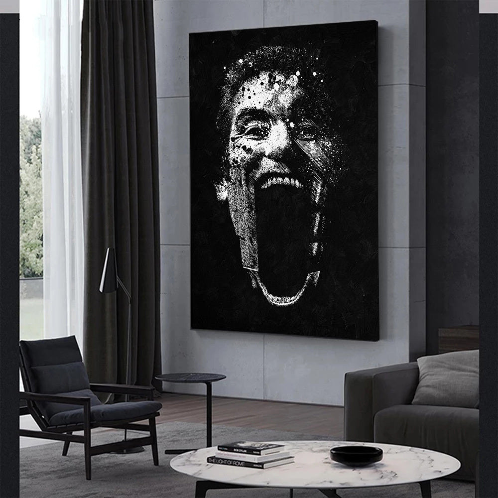 Living Room Decorated Canvas Painting