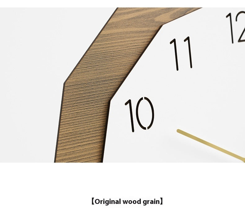Punch-Free Noiseless Hanging Wall Clock – Modern Living Room Décor
