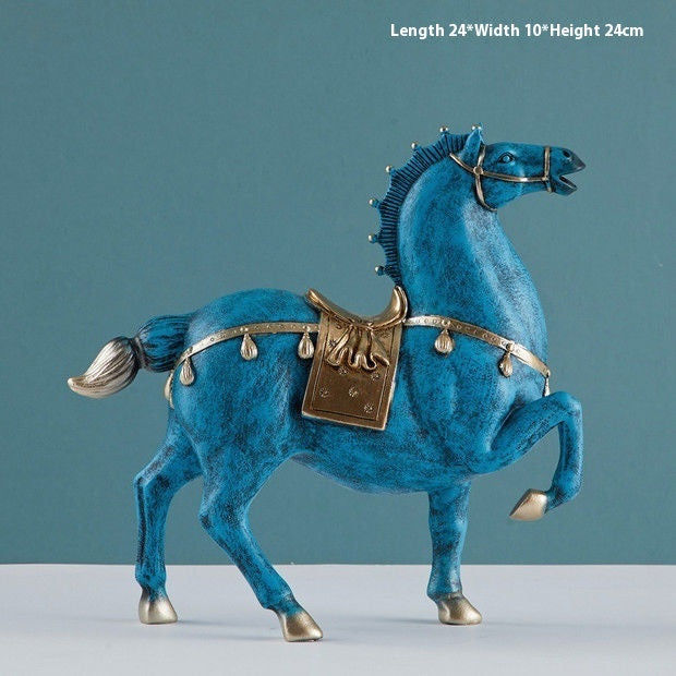 A Dark Horse High-grade Ornaments Home Living Room Study Office Decorations Opening Town House