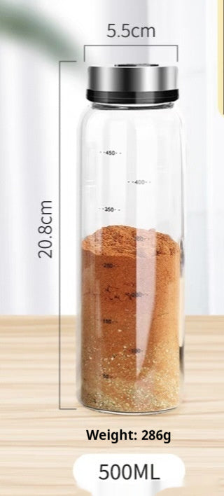 Kitchen Porous Stainless Steel Seasoning Bottle