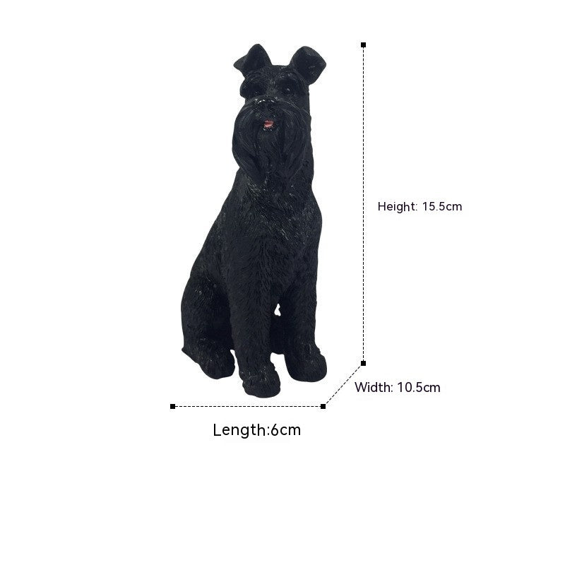 Dog  Pastoral Style Home Living Room Desktop Decorations Cute Realistic Animal Ornaments